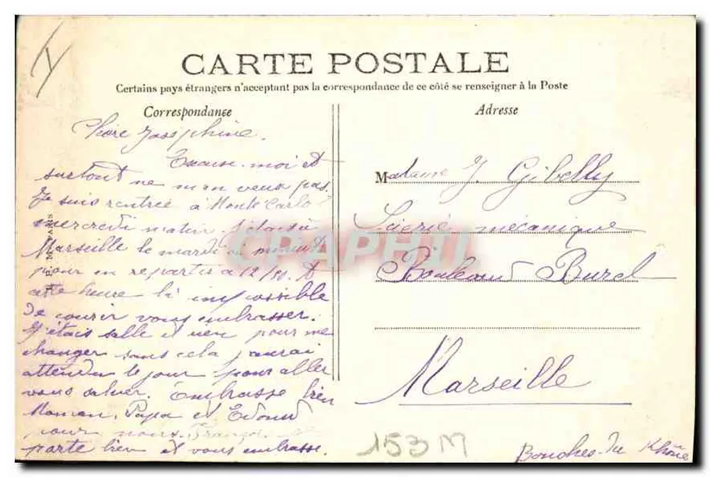 MONACO — Le Musée Océanographique — Édition A. F. Monegat - Verso