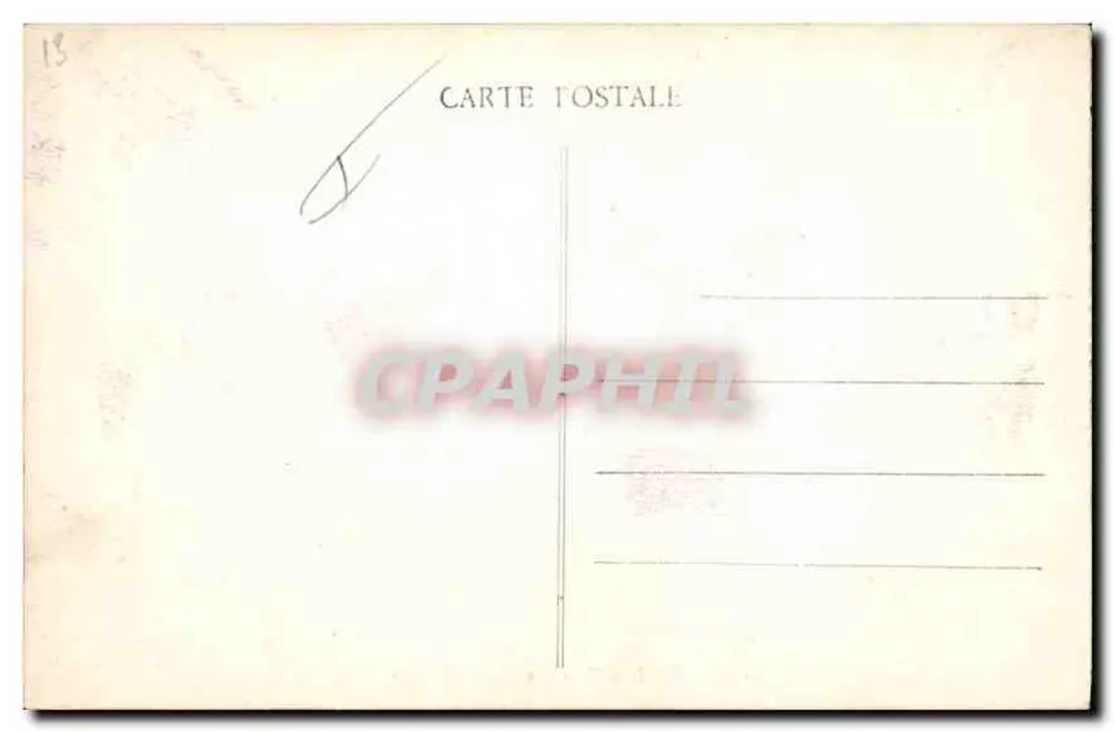 Marseille - A Canebière — vista animada com trêmio e pedestres — editor não visível, n° 27 - Verso