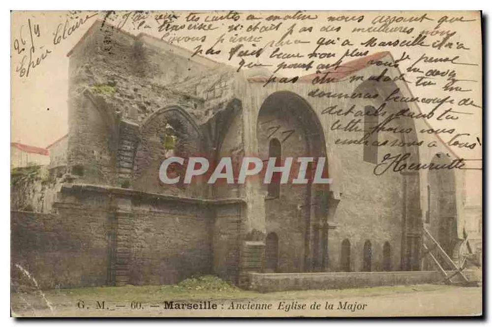 Marselha: Antiga Igreja da Major — G. M. — 60 - Frente