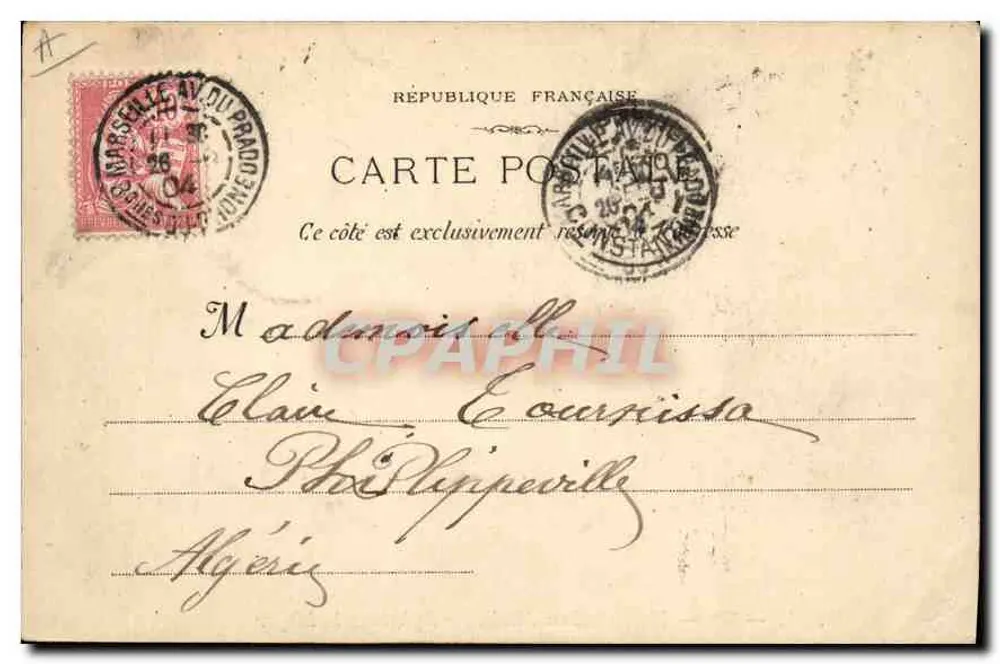 Marselha: Antiga Igreja da Major — G. M. — 60 - Verso