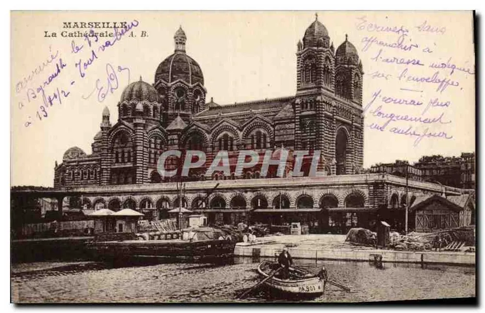 Marseille — A Catedral — A. B. - Frente