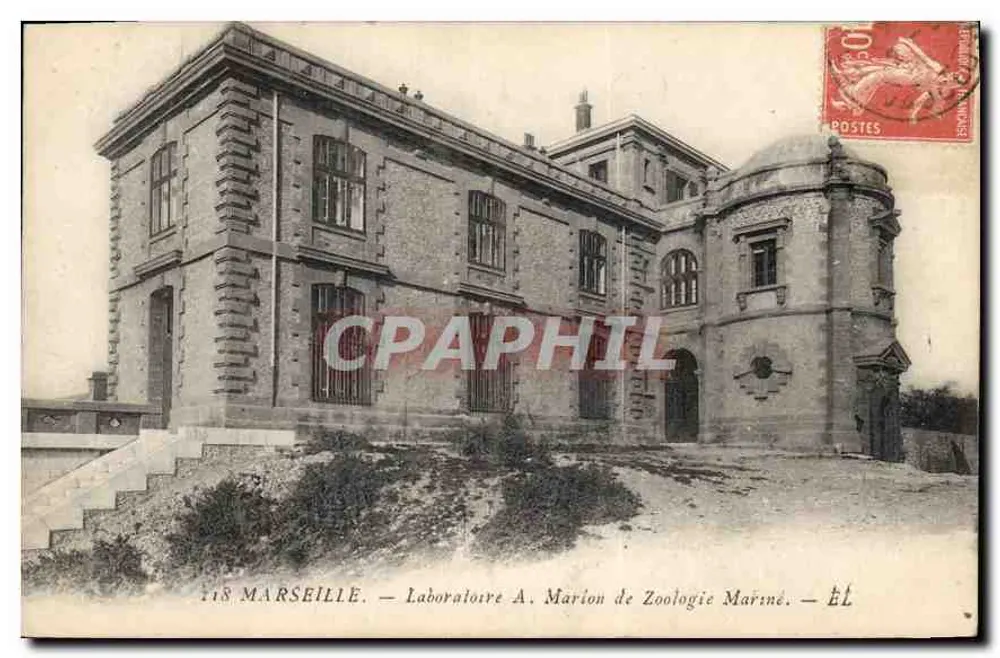 Marseille — Laboratorium A. Marion für Meeresbiologie — ÉL - Vorderseite