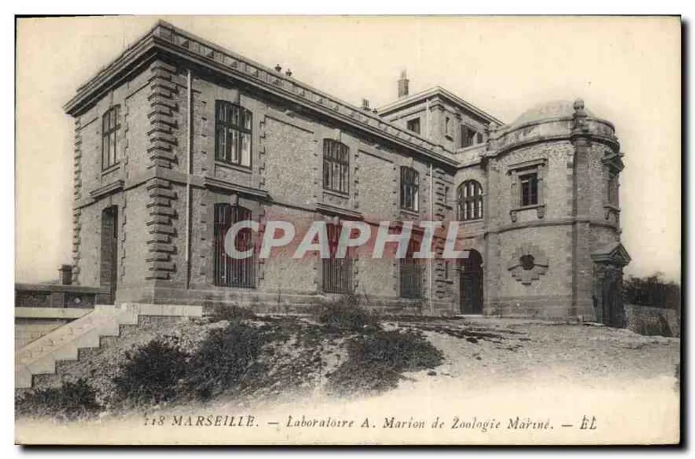 Marseille — Laboratorium A. Marion für Meeresbiologie — ÉL - Vorderseite