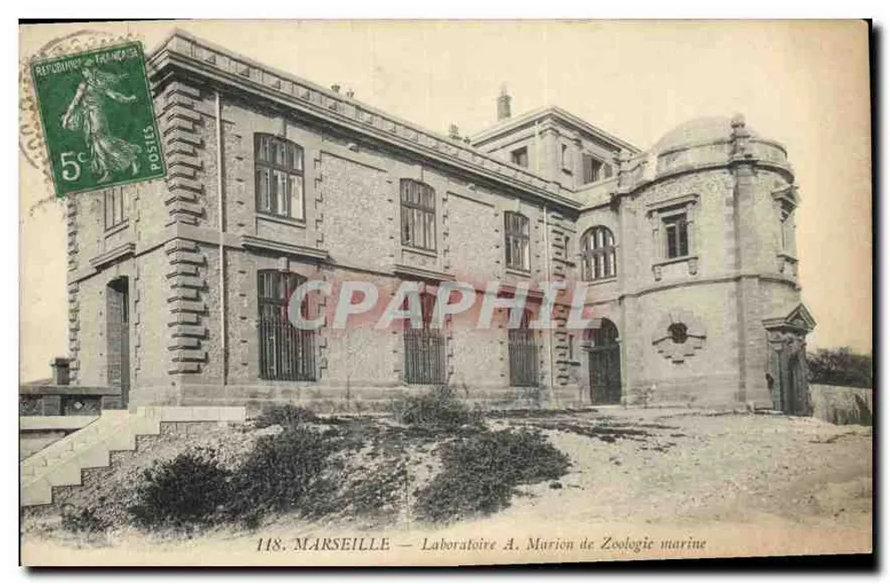 Marseille — Laboratorium A. Marion für Meeresbiologie — Nr. 118 - Vorderseite