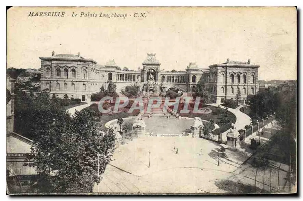 MARSEILLE - O Palácio Longchamp - C.N. - Frente