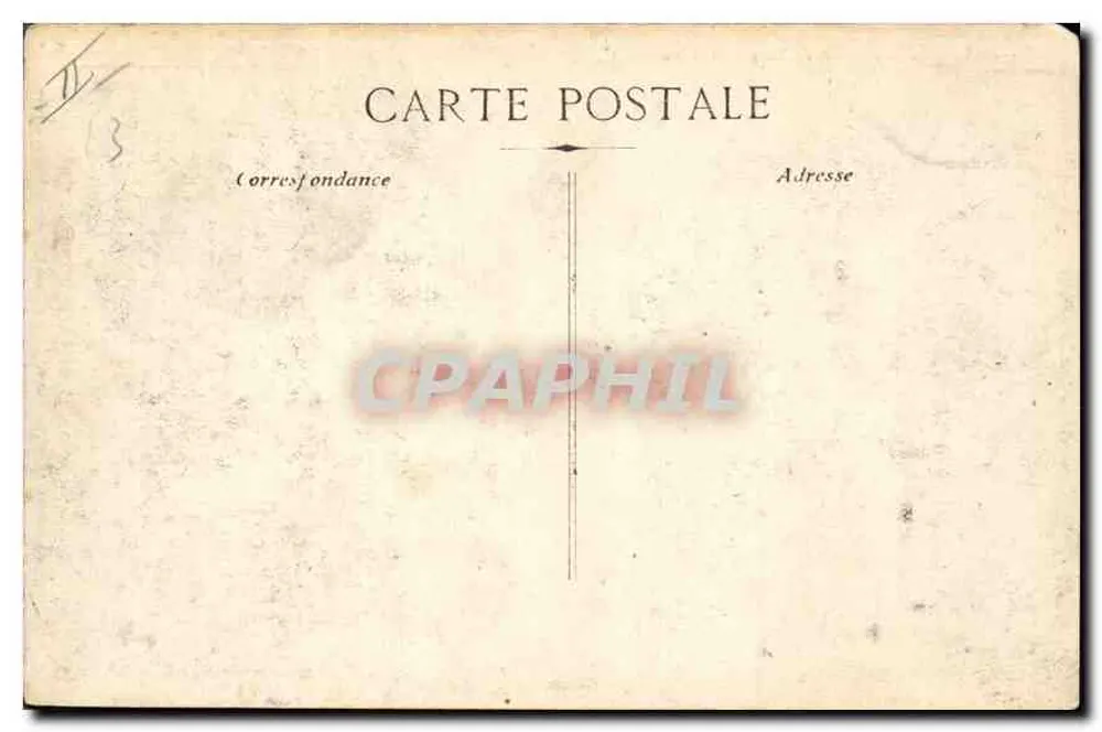 MARSEILLE - O Palácio Longchamp - C.N. - Verso