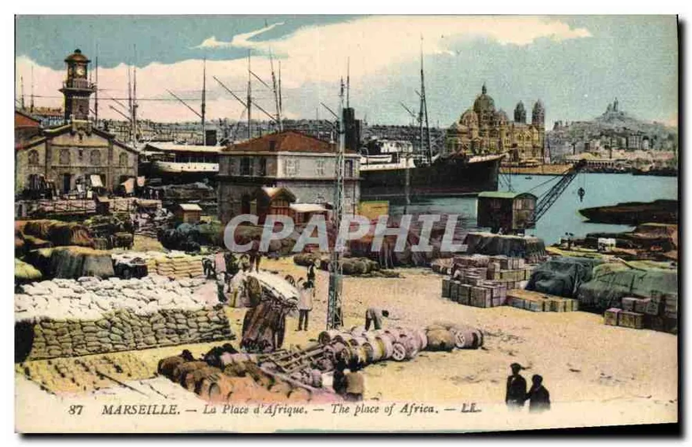 Marselha — A Praça da África — LL - Frente