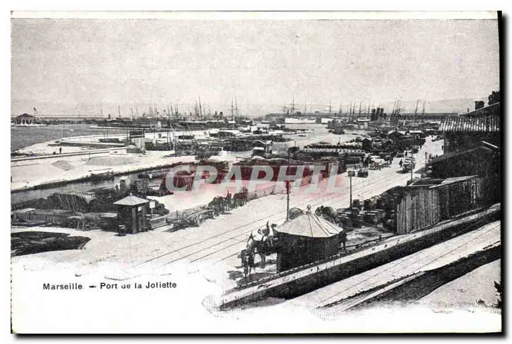 Marseille — Porto da Joliette — editor não identificado - Frente