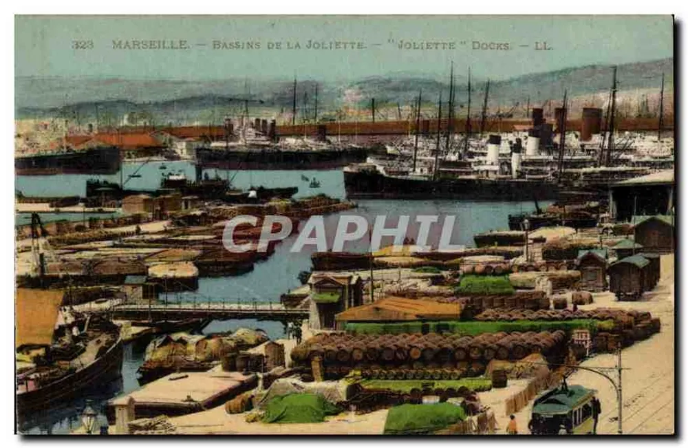 Marseille — Bassins de la Joliette — "Joliette" Docks — LL - Vorderseite