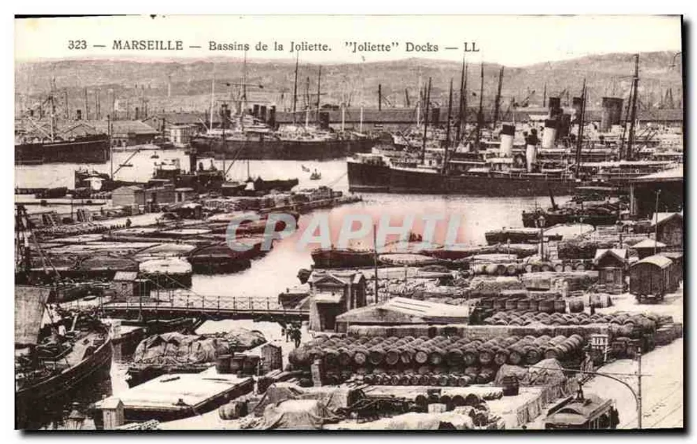 Marseille — Bassins de la Joliette — LL — n° 323 - Vorderseite