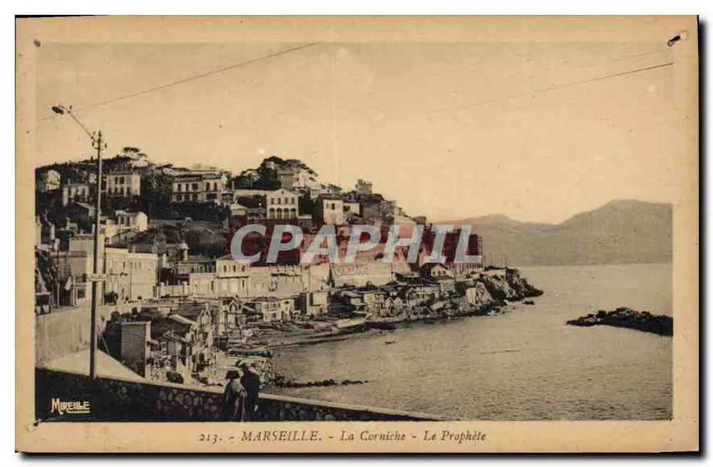 Marselha - A Corniche - O Profeta — Mireille, n° 213 - Frente