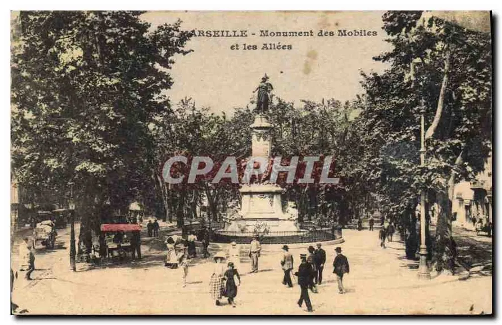 Marseille - Denkmal der Mobiles und die Alleen - Vorderseite