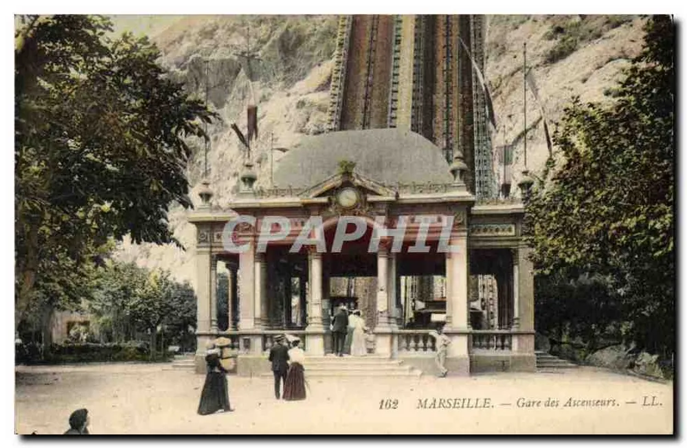 Marseille — Estação dos Elevadores — LL. n° 162 - Frente