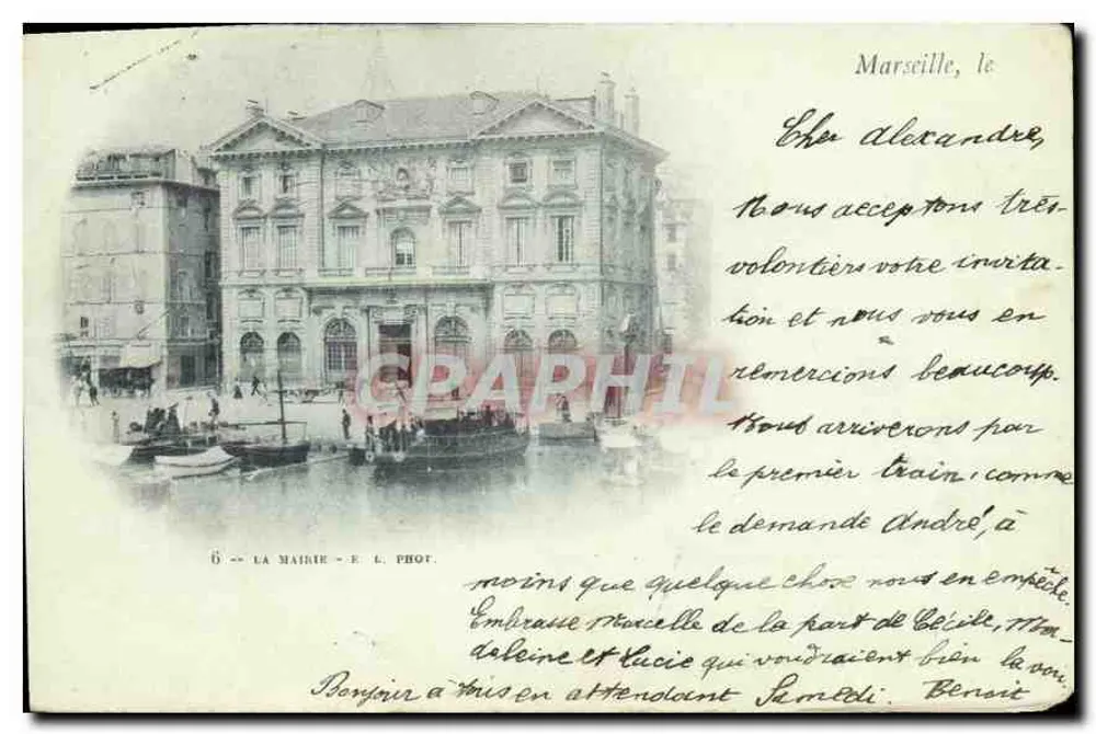 Marselha — A Prefeitura — E. L. PROT. n° 6 - Frente