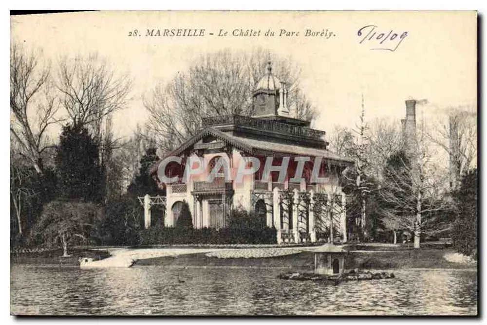Marselha — O Chalet do Parc Borély — editor anônimo, n° 28 - Frente