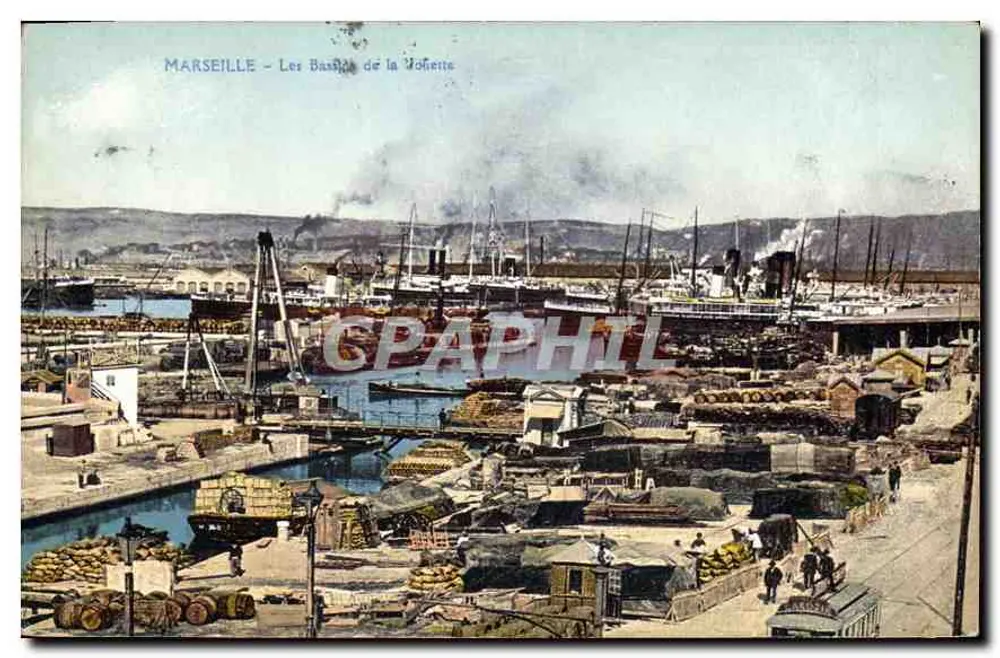 Marseille — Die Bassins de la Joliette — Verlag unbekannt - Vorderseite