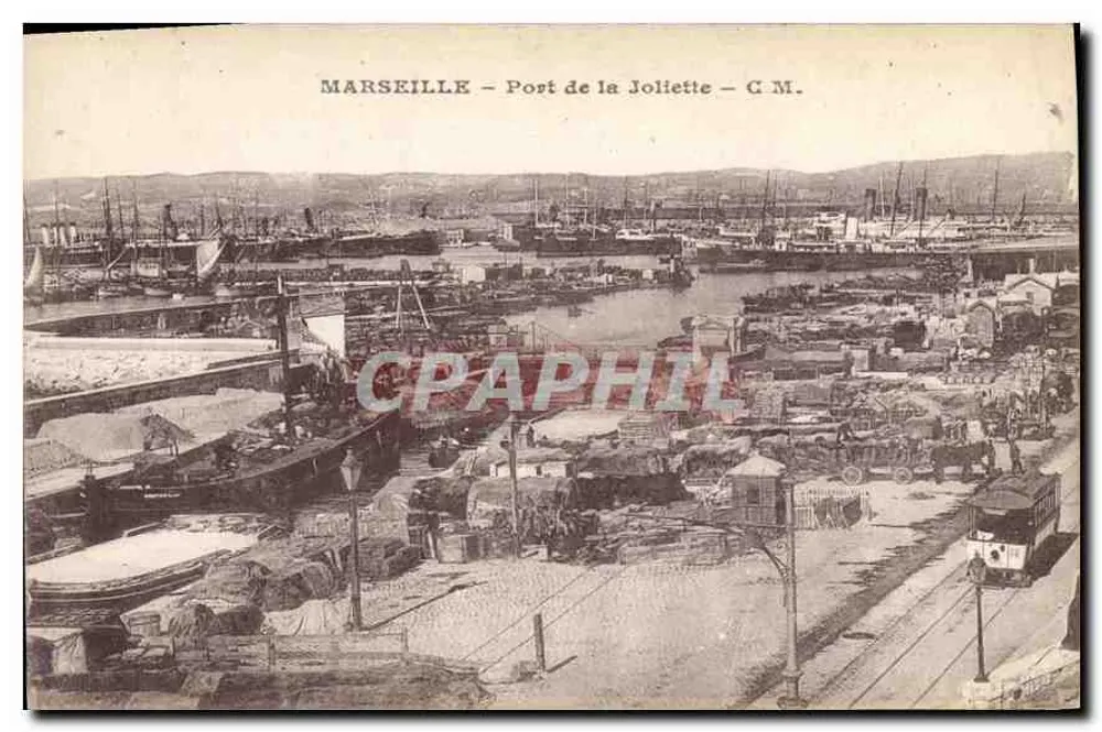 Marsella — Puerto de La Joliette — G.M. - Anverso