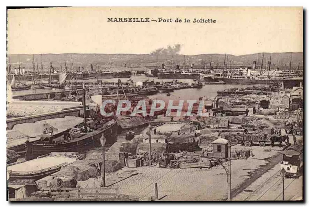 MARSEILLE — Porto de La Joliette — editor não visível - Frente