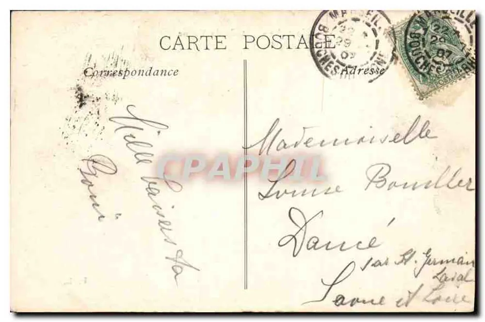Marseille - Estudo de Onda — E. L. (editor) - Verso