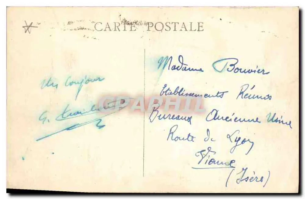 Marseille — Notre-Dame de la Garde et les Ascenseurs — éditeur non identifié, n° de série 10 - Verso