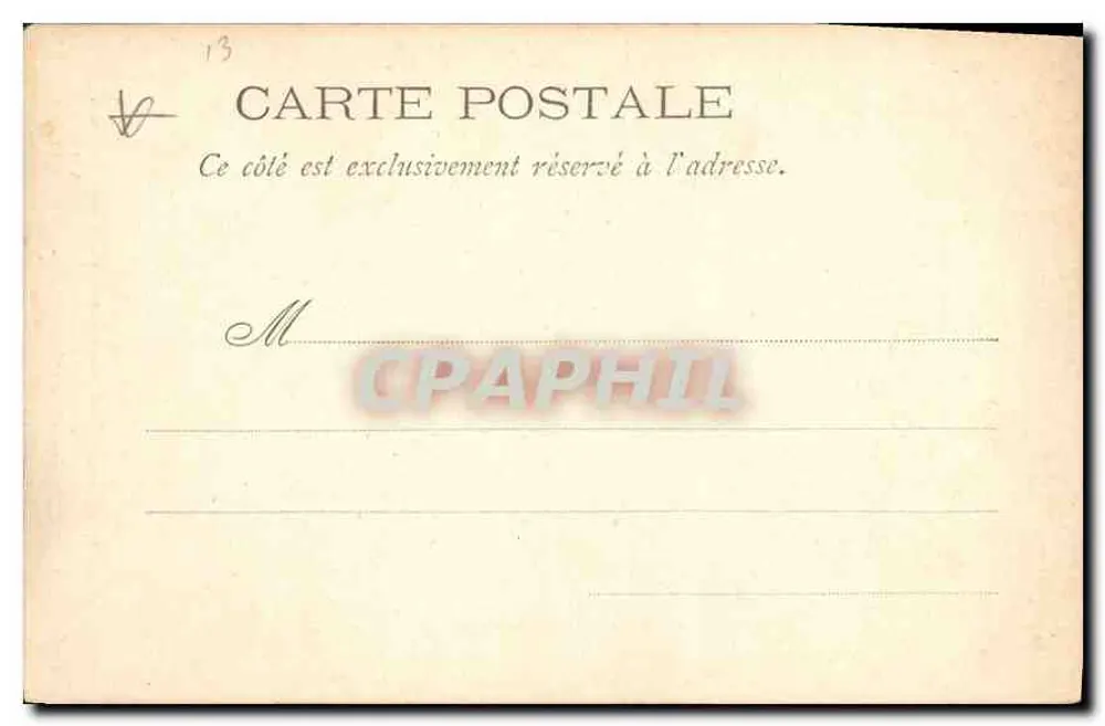 Marselha — N.-D. de la Garde — editor L. Ladoux, n°38 - Verso