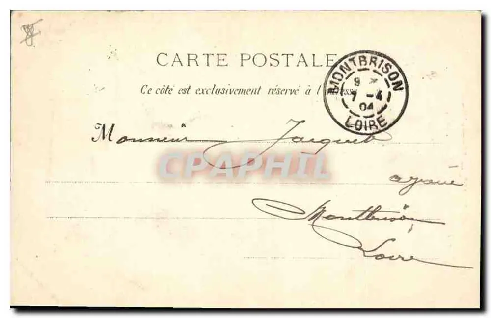 Die Aufzüge der Notre-Dame-de-la-Garde — Marseille — G. M. 173 - Rückseite