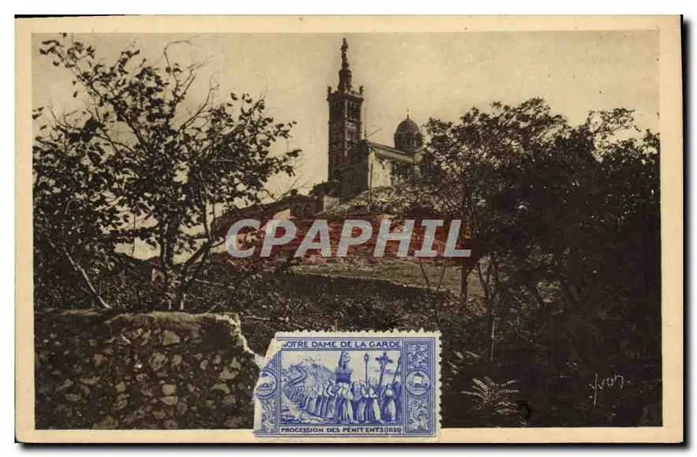Notre-Dame de la Garde — Prozession der Bußfahrer — Sonderausgabe der Basilika - Vorderseite