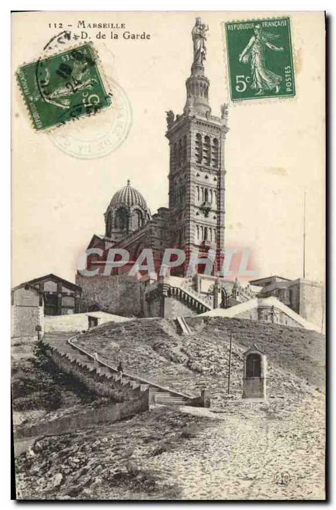 Marselha - D. de la Garde — editor desconhecido, n° 112 - Frente