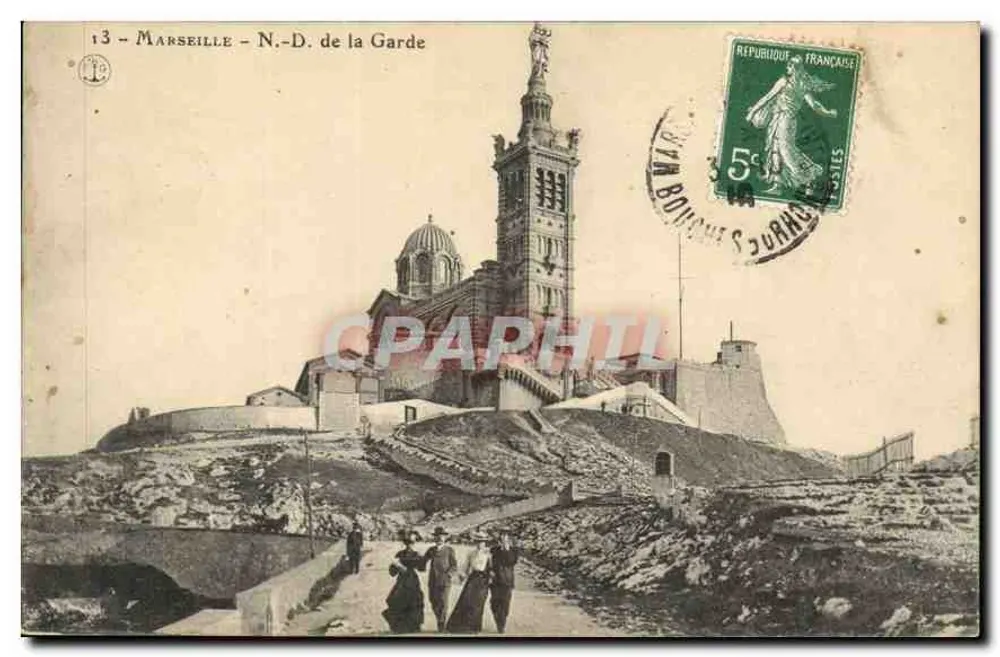 Marseille - N.-D. de la Garde — editor desconhecido, n° 13 - Frente