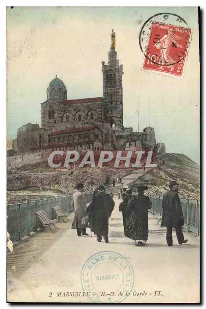 Marselha — N.-D. de la Garde — Editor desconhecido, n° 2 - Frente
