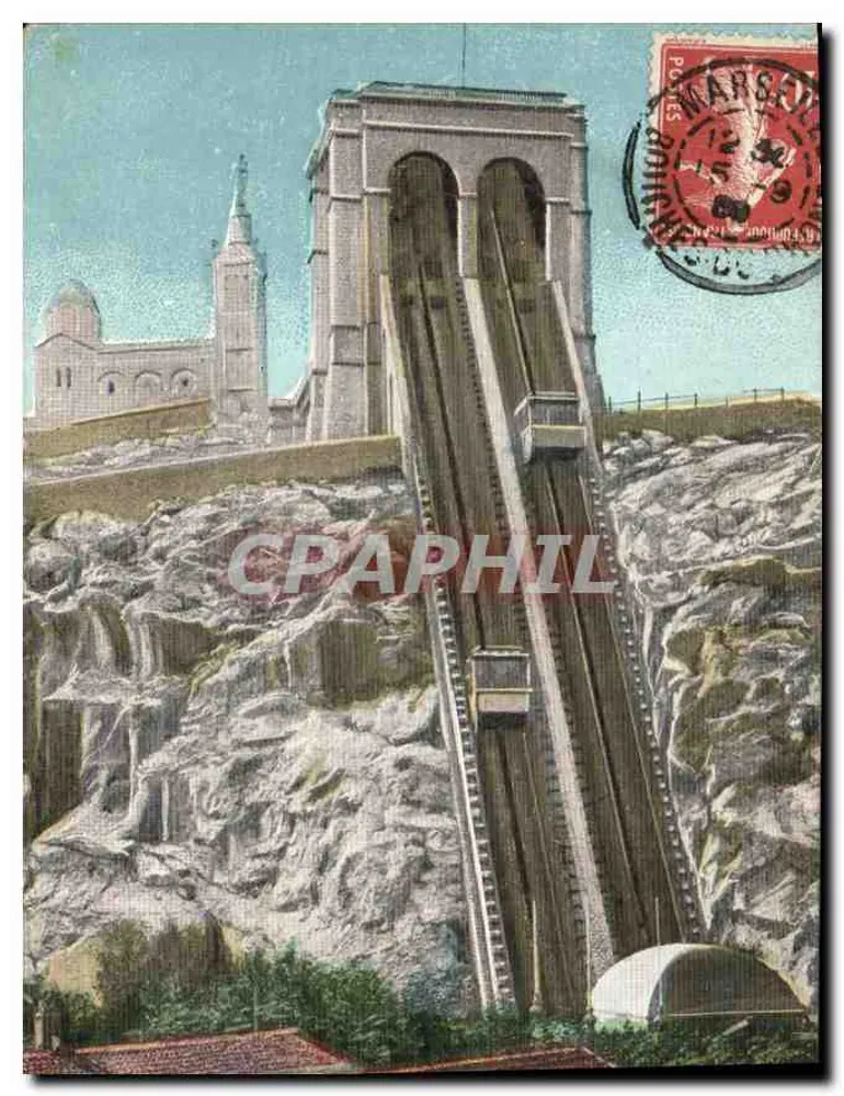 O funicular de Montserrat — vista panorâmica — editor não identificado - Frente
