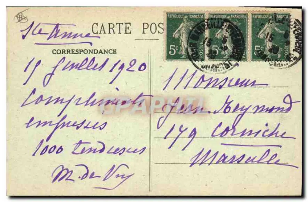 Marselha — Procissão em Nossa Senhora da Guarda em 1777 — Edição especial da Basílica - Verso
