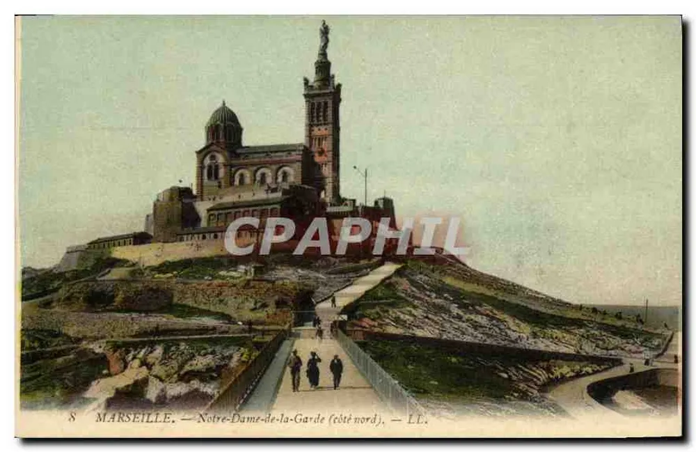Marseille — Notre-Dame-de-la-Garde (côté nord) — LL. - Recto