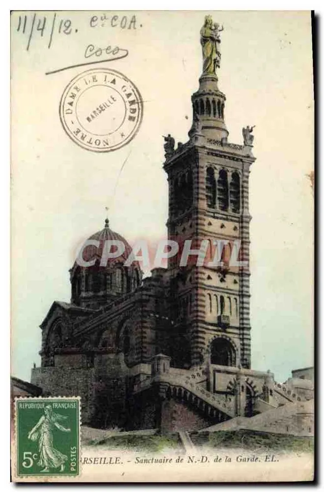 Heiligtum N.-D. de la Garde — Marseille — Verlag L. El. - Vorderseite