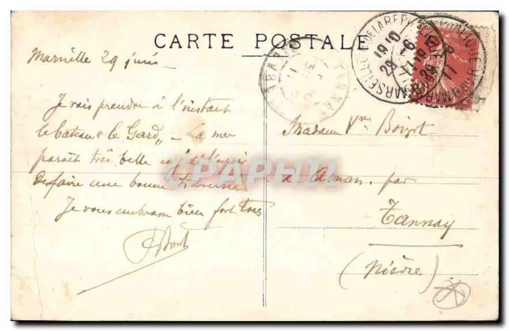 Marseille — N.-D. de la Garde — EL. - Verso