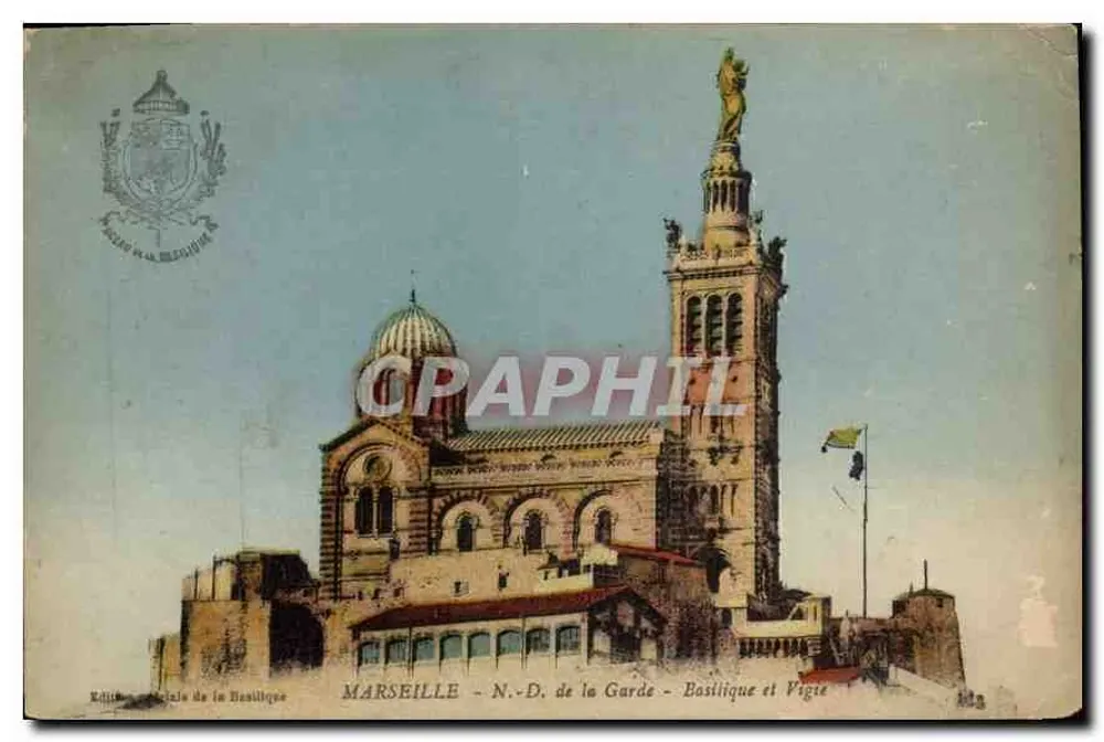 Marseille - Notre-Dame de la Garde - Basilika und Vigée - Vorderseite