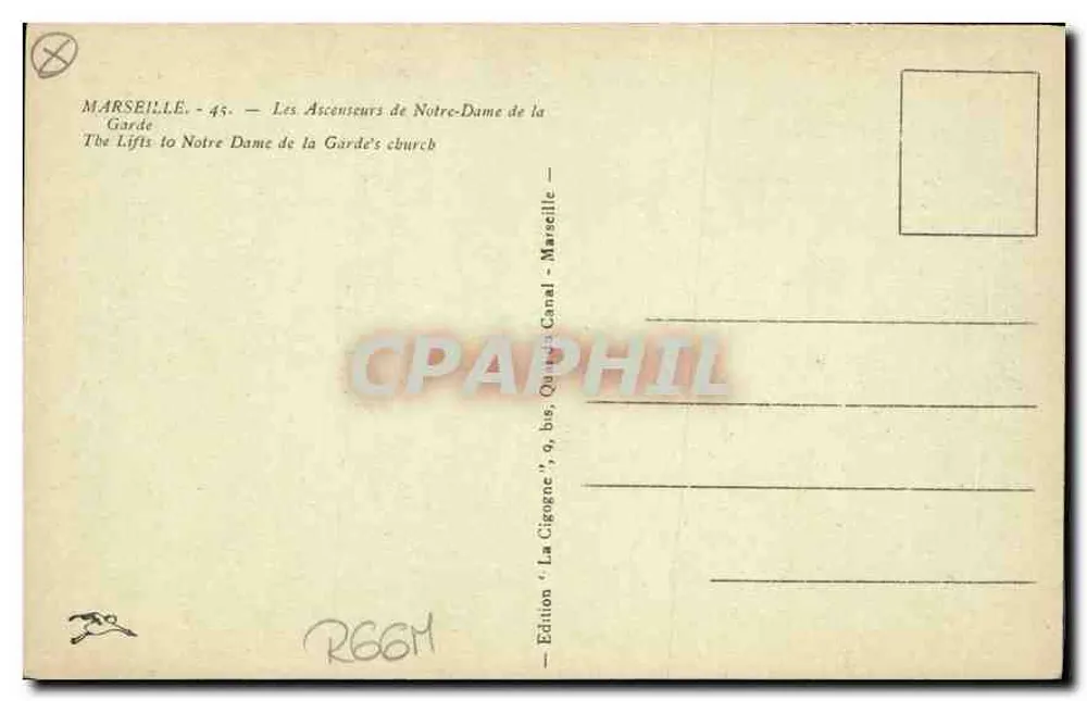 Die Aufzüge von Notre-Dame de la Garde — Marseille — 45 - Rückseite