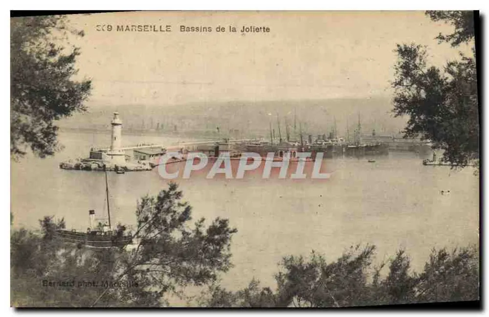 Marseille — Bassins de la Joliette — Bernard phot. Marseille - Vorderseite