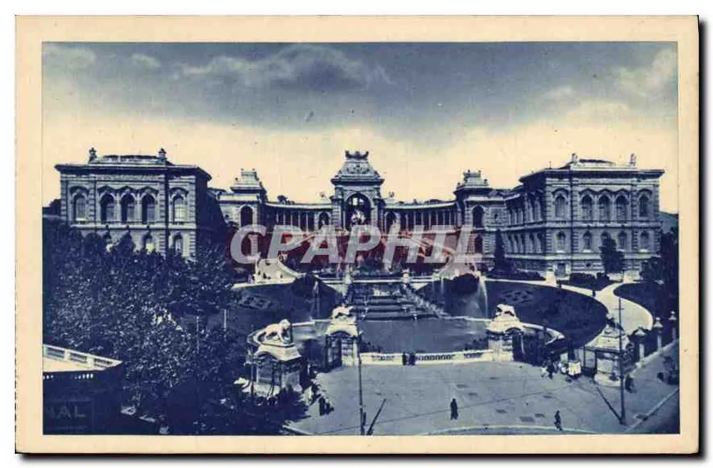 Marseille - O Palácio Longchamp — editor desconhecido, número de série não visível - Frente