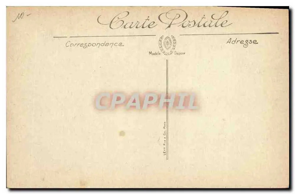 MARSEILLE — Estátua do Bispo de Bekunce — LL. Sélecta - Verso