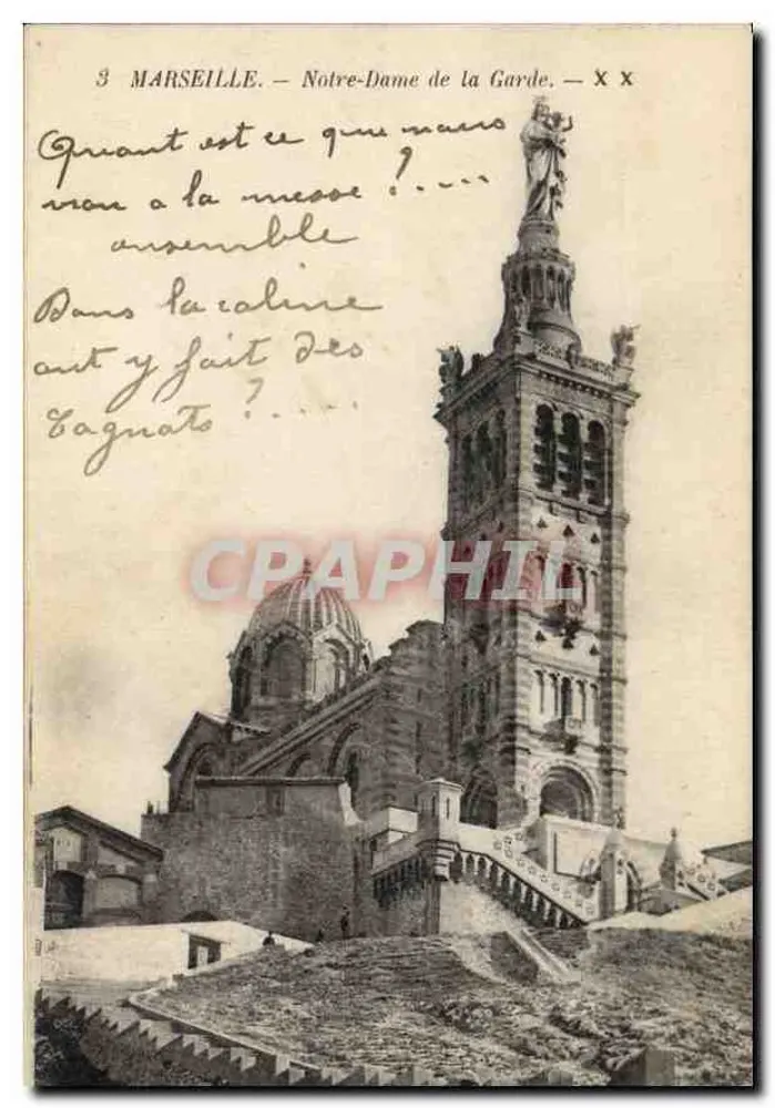 Marselha — Nossa Senhora da Guarda — editor desconhecido, n° de série 3 - Frente