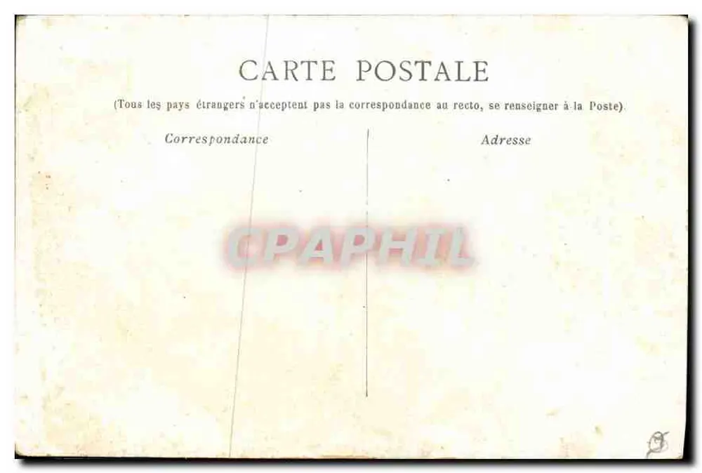 Marselha — Nossa Senhora da Guarda — editor não identificado - Verso