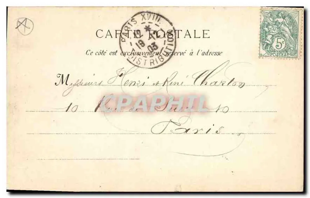 Marseille : A Virgem da Guarda — G. M. — 81 - Verso