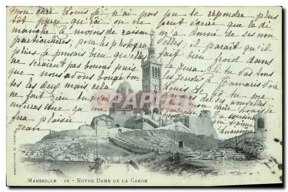 Marselha - Nossa Senhora da Guarda — Fototipia E. LACOIN - Frente