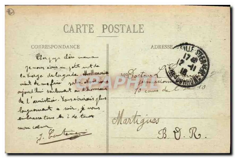 Marseille - N.-D. de la Garde - Basilique et Vigie — Édition spéciale de la Basilique - Verso