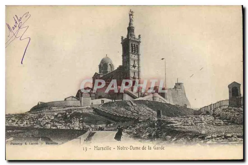 Marselha - Nossa Senhora da Guarda — Fototip E. Laconis - Marselha, n°13 - Frente