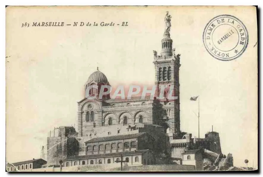 Marseille — Nossa Senhora da Guarda — Editor L. El - Frente
