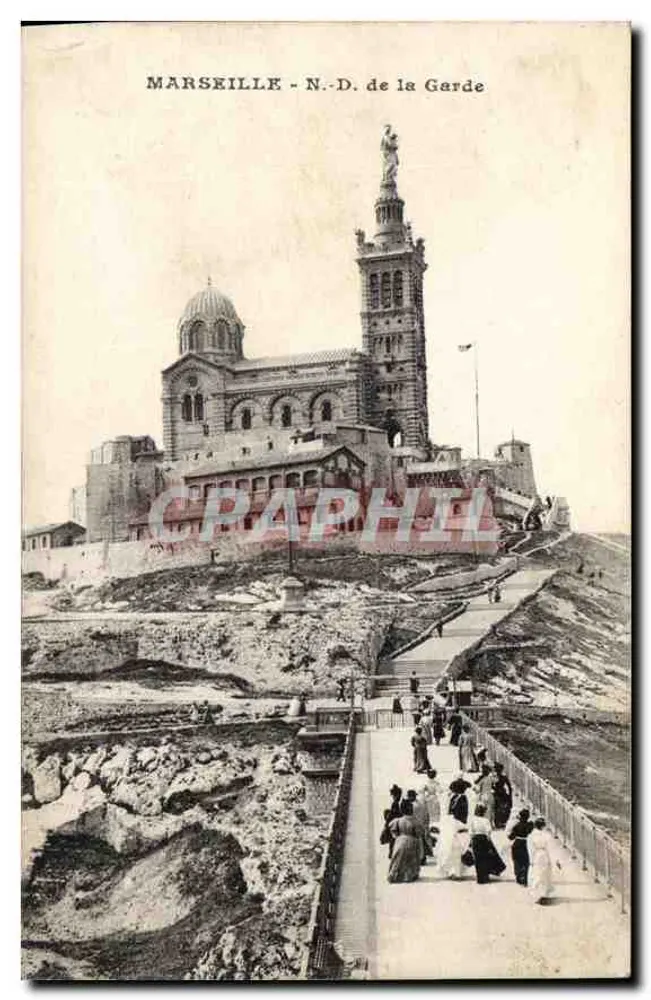 Marseille - N.-D. de la Garde — editor Craphel, número de série não visível - Frente