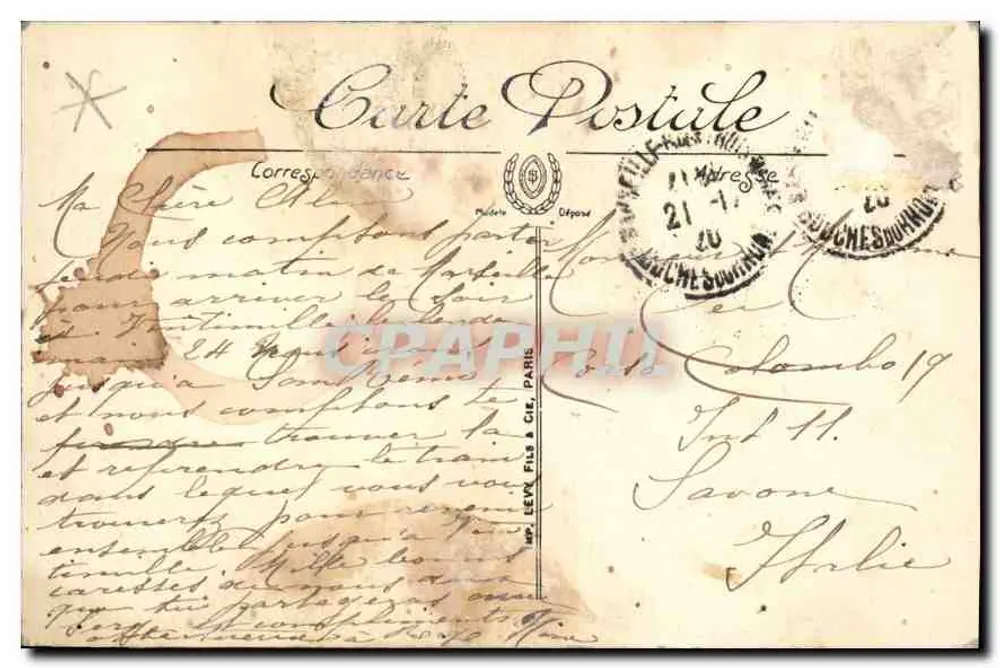 Marselha — Nossa Senhora da Guarda — LL. - Verso
