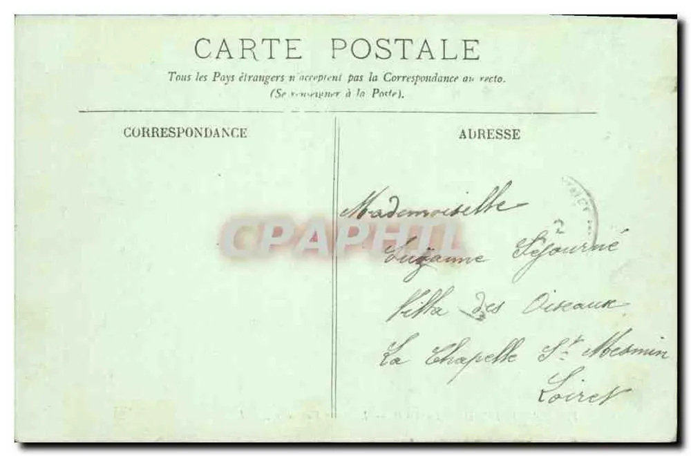 Fontainebleau — Die Forêt — La Tour Denecourt — LL. - Rückseite